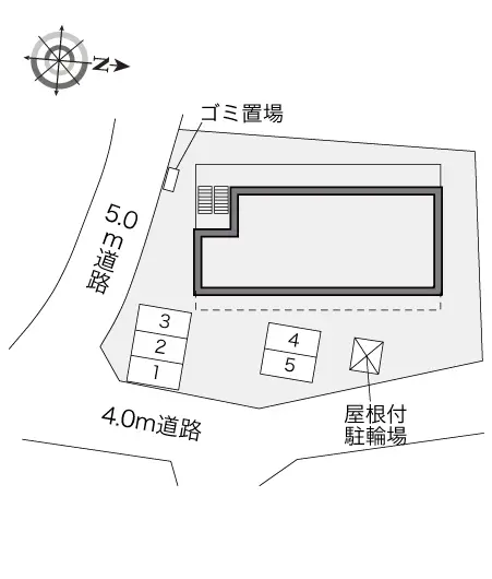 ★手数料０円★仙台市青葉区八幡５丁目　月極駐車場（LP）